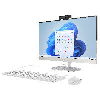 HP 23.8 inch All-in-One 24-cr0450ng PC Intel® Core™ i5 i5-1335U 60,5 cm (23.8") 1920 x 1080 Pixel 8 GB DDR4-SDRAM 512 GB SSD Windows 11 Home Wi-Fi 6 (802.11ax) Weiß