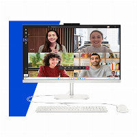 HP OmniStudio All-in-One Desktop Next Gen AI 27-cw0450ng PC Copilot+ PC AMD Ryzen AI 5 330 68,6 cm (27") 1920 x 1080 Pixel 16 GB DDR5-SDRAM 512 GB SSD Windows 11 Home Wi-Fi 6 (802.11ax) Weiß