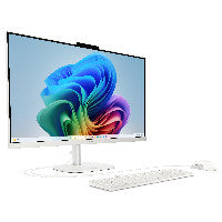 HP OmniStudio All-in-One Desktop Next Gen AI 27-cw0471ng PC Copilot+ PC AMD Ryzen AI 7 445 68,6 cm (27") 2560 x 1440 Pixel 16 GB DDR5-SDRAM 512 GB SSD Windows 11 Home Wi-Fi 6 (802.11ax) Weiß