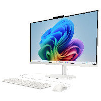 HP OmniStudio All-in-One Desktop Next Gen AI 27-cw0471ng PC Copilot+ PC AMD Ryzen AI 7 445 68,6 cm (27") 2560 x 1440 Pixel 16 GB DDR5-SDRAM 512 GB SSD Windows 11 Home Wi-Fi 6 (802.11ax) Weiß