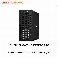 HP OMEN 16L Gaming Desktop PC TG03-0472ng PC AMD Ryzen™ 7 8700F 16 GB DDR5-SDRAM 512 GB SSD Windows 11 Home Tower AI PC Schwarz