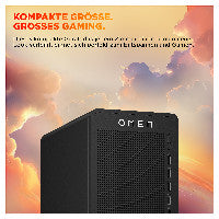 HP OMEN 16L Gaming Desktop PC TG03-0472ng PC AMD Ryzen™ 7 8700F 16 GB DDR5-SDRAM 512 GB SSD Windows 11 Home Tower AI PC Schwarz