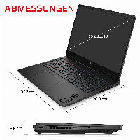 HP DN9R0EA laptop Intel® Core™ i7 i7-14650HX 40,6 cm (16") 2K 24 GB DDR5-SDRAM NVIDIA GeForce RTX 5070 Wi-Fi 6 (802.11ax) Windows 11 Home Schwarz
