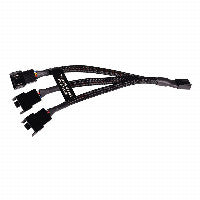 K Alphacool Y-Splitter 4-Pin auf 3x 4-Pin PWM 15cm - schwarz