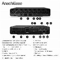 HP DL8X4ET PC/Workstation Copilot+ PC AMD Ryzen AI 5 16 GB DDR5-SDRAM 512 GB SSD Windows 11 Pro Mini PC Mini-PC AI PC