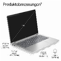 HP EliteBook 6 G2i Next Gen AI PC Intel Core Ultra 5 335 Laptop 35,6 cm (14") WUXGA 32 GB DDR5-SDRAM 512 GB SSD Wi-Fi 7 (802.11be) Windows 11 Pro Silber