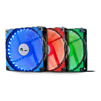 Inter-Tech Lüfter 120*120*25 ARGUS L-12025 RD, rot