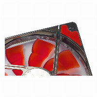 Inter-Tech Lüfter 120*120*25 ARGUS L-12025 RD, rot