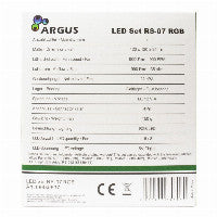 Inter-Tech Lüfter 120*120*25 ARGUS RGB-FAN SET RS-07, 3X LED retail