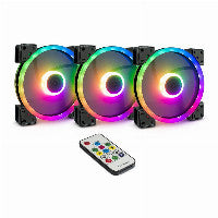 Inter-Tech Lüfter 140*140*25 ARGUS RGB-FAN SET RS-14 retail