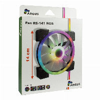 Inter-Tech Lüfter 140*140*25 ARGUS RS-141 RGB,26 RGB-LEDs retail