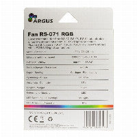 Inter-Tech Lüfter 120*120*25 ARGUS RS-071 RGB,Kristall-Effek retail