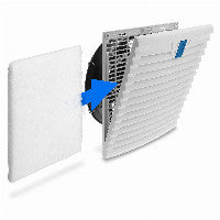 Delock Axiallüfter 230 V AC mit Filter 204 x 204 x 97 mm