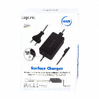 Logilink Notebook power supply, for Surface Book, 44W, USB Port, black