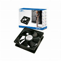Fan 120x120x25, black,