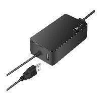 Notebook power supply, for Surface Book, 65W, USB Port, black