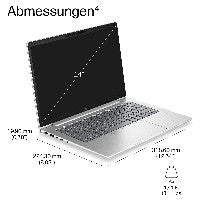 HP DL9P9ET laptop AMD Ryzen™ 7 250 35,6 cm (14") WUXGA 32 GB LPDDR5x-SDRAM 1 TB SSD Wi-Fi 7 (802.11be) Windows 11 Pro Silber