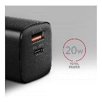 AXAGON ACU-PQ20 wall charger QC3.0/AFC/FCP + PD type-C, 20 W - schwarz
