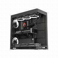 HAVN HS 420 PC-Gehäuse, Midi-Tower, E-ATX, Tempered Glass - schwarz