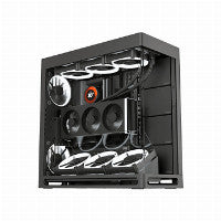 HAVN HS 420 VGPU PC-Gehäuse, Midi-Tower, E-ATX, Tempered Glass, PCIe 5.0 Riser Kabel - schwarz