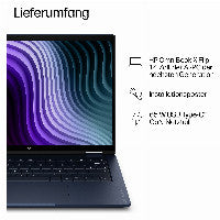 HP OmniBook X FlipNGAI OmniBook X Flip 2-in-1 Next Gen AI 14-kc0179ng Copilot+ PC AMD Ryzen AI 7 445 Hybrid (2-in-1) 35,6 cm (14") Touchscreen 2K 24 GB LPDDR5x-SDRAM 1 TB SSD Wi-Fi 7 (802.11be) Windows 11 Home Blau