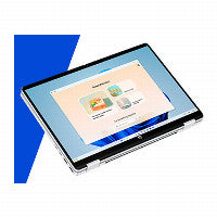 HP DF7F5EA laptop Intel Core 3 100U 35,6 cm (14") Touchscreen 2K 8 GB LPDDR5-SDRAM 512 GB SSD Wi-Fi 6 (802.11ax) Windows 11 Home Silber