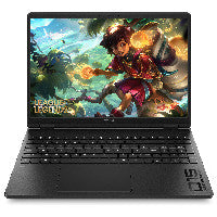HP HyperX OMEN 15 inch Gaming Laptop PC 15-gb0057ng AMD Ryzen™ 5 38,9 cm (15.3") 2K 16 GB DDR5-SDRAM NVIDIA GeForce RTX 5060 Wi-Fi 6 (802.11ax) FreeDOS AI PC Schwarz