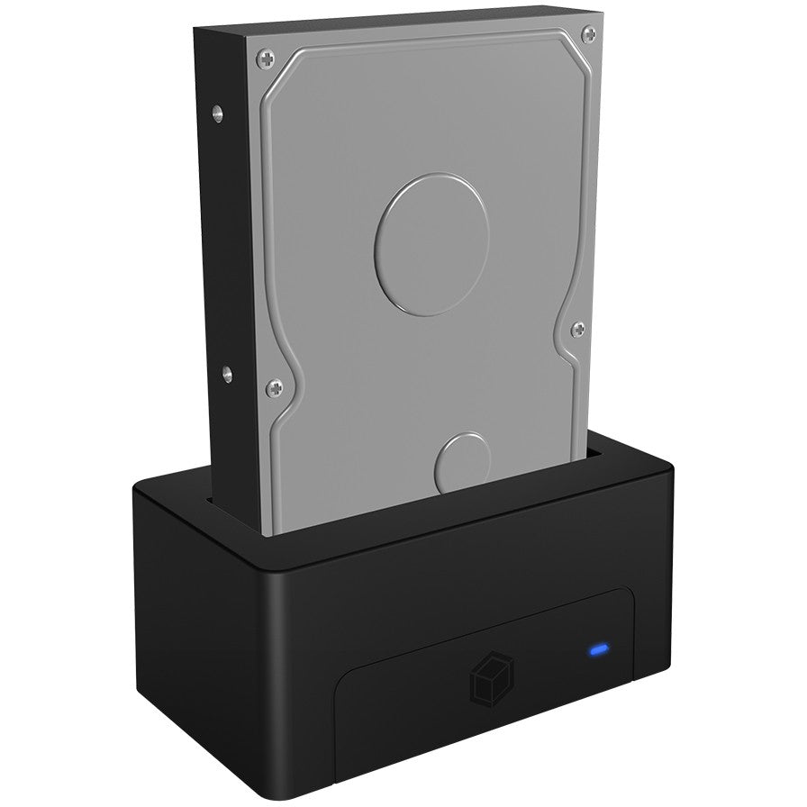 Dockingtation für 1x 2.5"/3.5" SATA I/II/III USB 3.2 ICY BOX Black