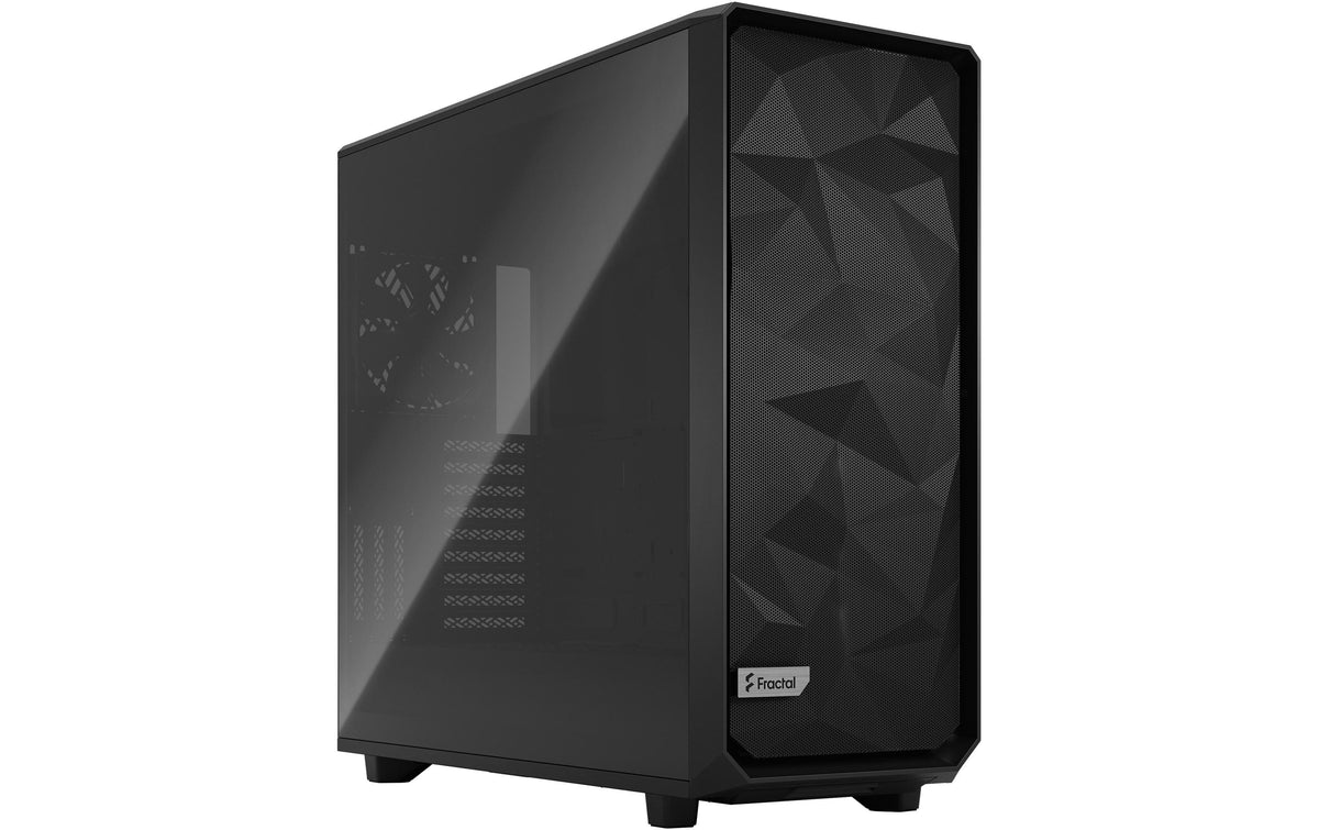 Fractal Design Meshify 2 XL ATX Full Tower Black with Tinted Tempered Glass Side Panel and USB 3.2 Gen 2 Type-C, USB 2.0 Type-A