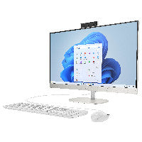 HP 27 inch All-in-One 27-cr0401ng PC Intel® Core™ i3 i3-1315U 68,6 cm (27") 1920 x 1080 Pixel 8 GB DDR4-SDRAM 256 GB SSD Windows 11 Home Wi-Fi 6 (802.11ax) Weiß