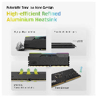 Klevv CRAS RGB Black DDR5-6400 CL32 32GB (2x16GB)