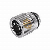 K Thermaltake Pacific 3/8'' ID x 1/2'' OD Compression - Chrome