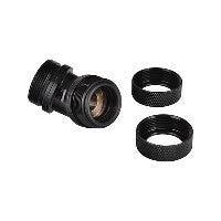 K Thermaltake Pacific PETG Tube 45-Degree dual compression 16mm OD - Black