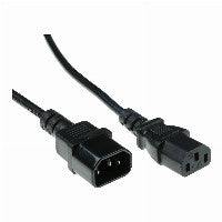 ACT Stromkabel C13 - C14 schwarz 10 m