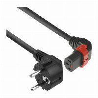 ACT AK5265 Stromkabel Schwarz 2 m CEE7/7 C13-Koppler
