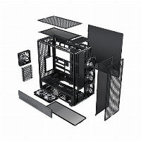 900 PC Gehäuse ATX Full Big Tower, schwarz