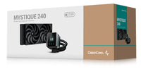 DeepCool MYSTIQUE 240 Processor All-in-One Liquid Cooler 12 cm Black 1 pc(s)