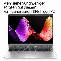 HP E04G3ET laptop Intel Core 7 350 40,6 cm (16") WUXGA 32 GB LPDDR5x-SDRAM 1 TB SSD Wi-Fi 7 (802.11be) Windows 11 Pro AI PC Silber