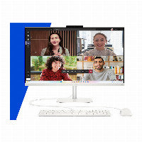 HP OmniStudio All-in-One Desktop Next Gen AI 27-cw0470ng PC Copilot+ PC AMD Ryzen AI 7 445 68,6 cm (27") 1920 x 1080 Pixel 16 GB DDR5-SDRAM 512 GB SSD Windows 11 Home Wi-Fi 6 (802.11ax) Weiß