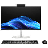 HP E5MJ7ET All-in-One PC/Workstation 60,5 cm (23.8") 1920 x 1080 Pixel 16 GB DDR5-SDRAM Windows 11 Pro Wi-Fi 7 (802.11be) AI PC Silber
