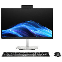 HP E5MJ8ET All-in-One PC/Workstation 60,5 cm (23.8") 1920 x 1080 Pixel 32 GB DDR5-SDRAM Windows 11 Pro Wi-Fi 7 (802.11be) AI PC Silber