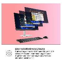 HP E5MJ8ET All-in-One PC/Workstation 60,5 cm (23.8") 1920 x 1080 Pixel 32 GB DDR5-SDRAM Windows 11 Pro Wi-Fi 7 (802.11be) AI PC Silber