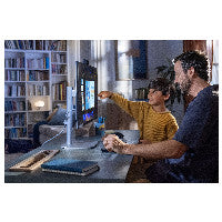 HP E5MJ8ET All-in-One PC/Workstation 60,5 cm (23.8") 1920 x 1080 Pixel 32 GB DDR5-SDRAM Windows 11 Pro Wi-Fi 7 (802.11be) AI PC Silber