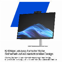 HP E5MJ8ET All-in-One PC/Workstation 60,5 cm (23.8") 1920 x 1080 Pixel 32 GB DDR5-SDRAM Windows 11 Pro Wi-Fi 7 (802.11be) AI PC Silber