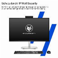 HP E5MJ8ET All-in-One PC/Workstation 60,5 cm (23.8") 1920 x 1080 Pixel 32 GB DDR5-SDRAM Windows 11 Pro Wi-Fi 7 (802.11be) AI PC Silber