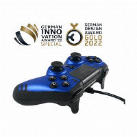 Lexip METALTECH Blau USB Gamepad Analog / Digital PC, PlayStation 4