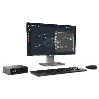 Lenovo ThinkStation PGX GB10 128 GB LPDDR5x-SDRAM 1 TB SSD DGX OS Mini Tower Mini-PC Schwarz