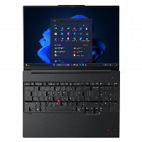 Lenovo ThinkPad E16 Gen 3 (Intel) Copilot+ PC Intel Core Ultra 7 258V Laptop 40,6 cm (16") WUXGA 32 GB LPDDR5x-SDRAM 1 TB SSD Wi-Fi 6E (802.11ax) Windows 11 Pro Schwarz Englisch
