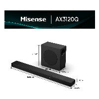 Hisense 3.1.2 CH Soundbar, 440 W