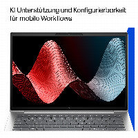 HP E02FCET laptop AMD Ryzen™ 5 230 35,6 cm (14") WUXGA 16 GB LPDDR5x-SDRAM 512 GB SSD Wi-Fi 7 (802.11be) Windows 11 Pro Silber